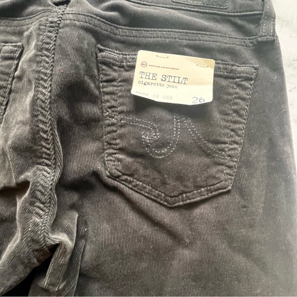BNWT AG "THE STILT" CORDUROY CIGARETTE JEANS - Picture 11 of 12